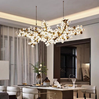 Pretty Grape Linear Chandelier